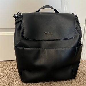 Mina Baie Kinney backpack with silver hardware